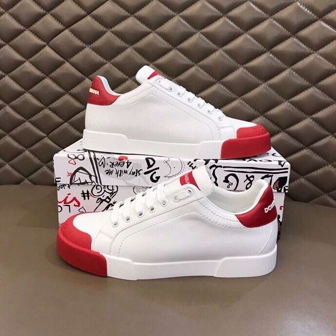 Spring Summer Luxury D Round Toe Red Sneakers Daily Front Lace Up Low Top Shoes Mens Sports