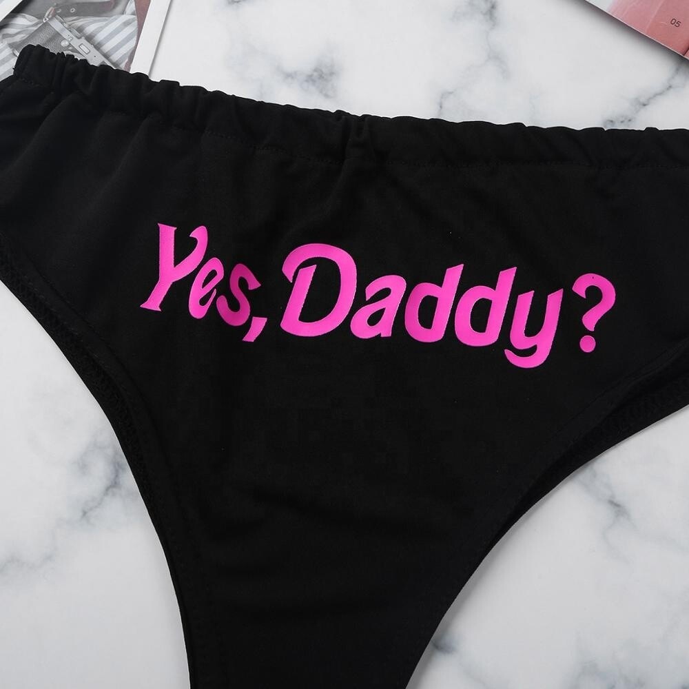 New Design Soft Cotton Adult Girls Lingerie Letter Print Panty Fashion Women Lady Girl Cotton Panties Underwear