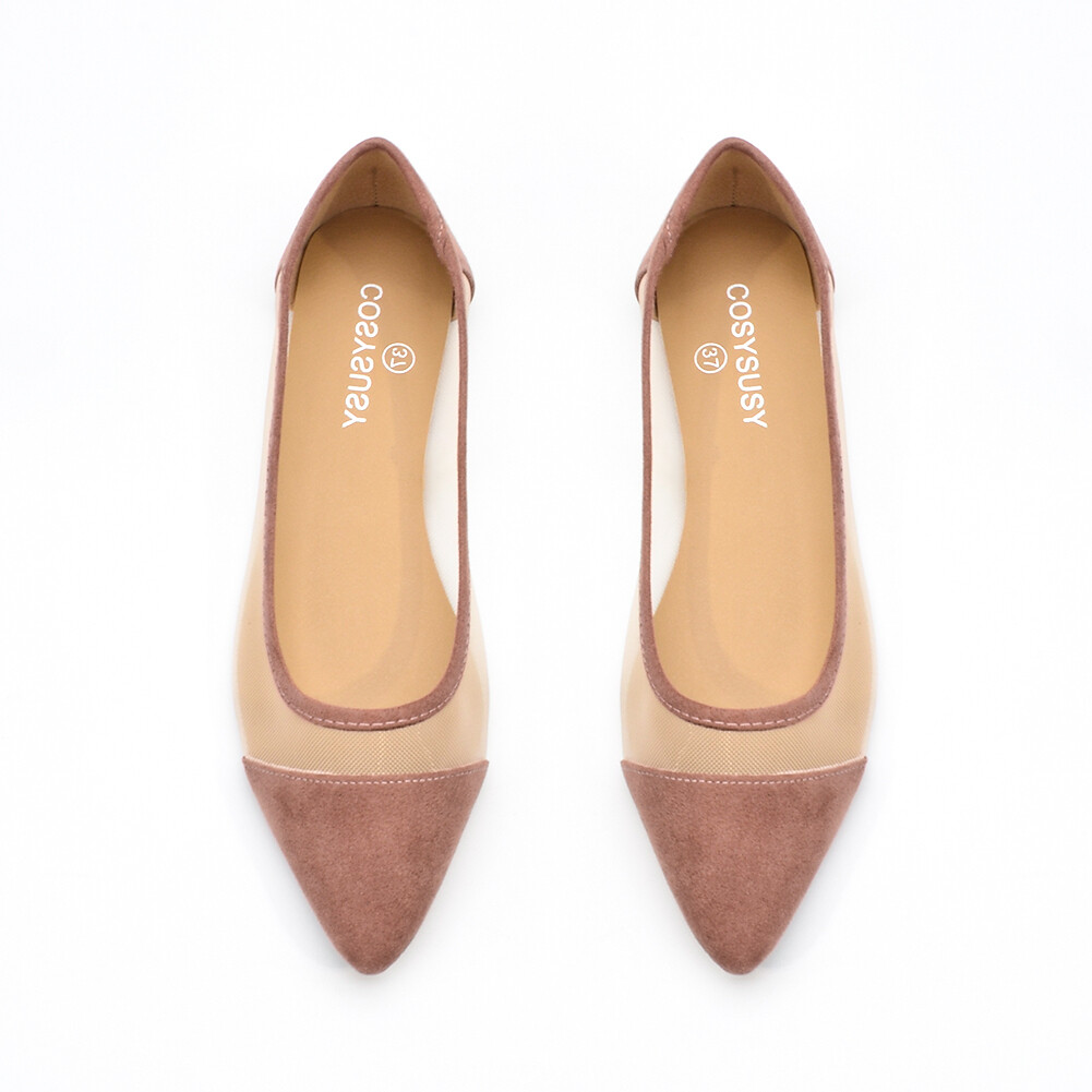 Lady comfortable soft pointed shoes women&#39;s flat shoes selling good