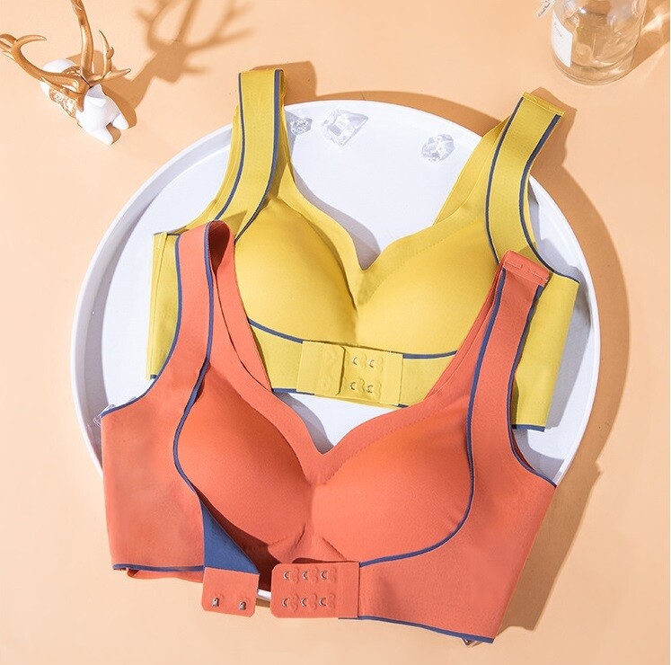 new women comfortable bras fitness posture correcting tank top bra push up women one-piece underwear wireless