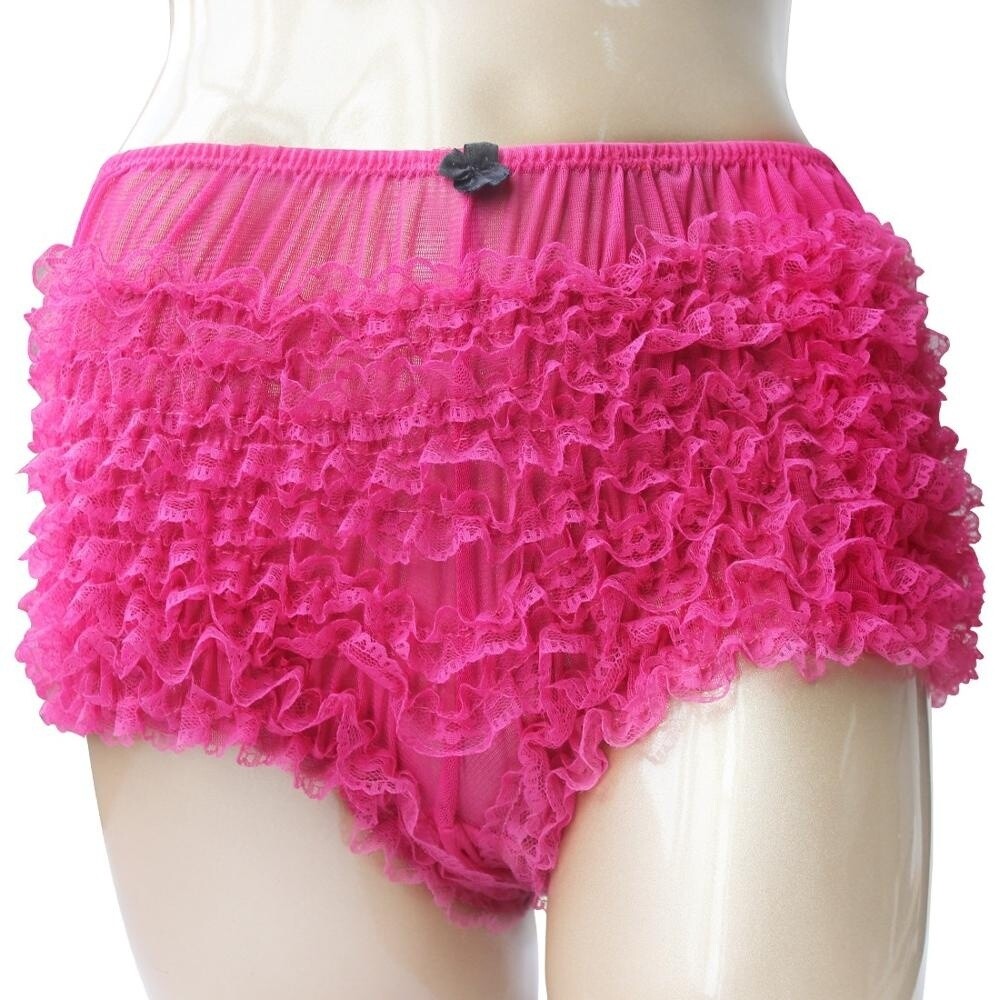Women Lace Thong Hot Thongs Lacy Sexy  Ruffled Lace Bloomers Knickers Panties Ladies Underwear