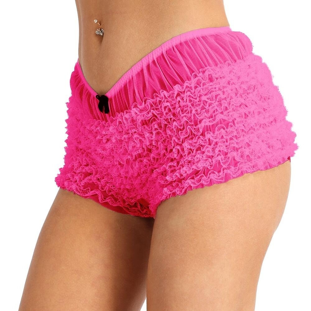 Women Lace Thong Hot Thongs Lacy Sexy  Ruffled Lace Bloomers Knickers Panties Ladies Underwear