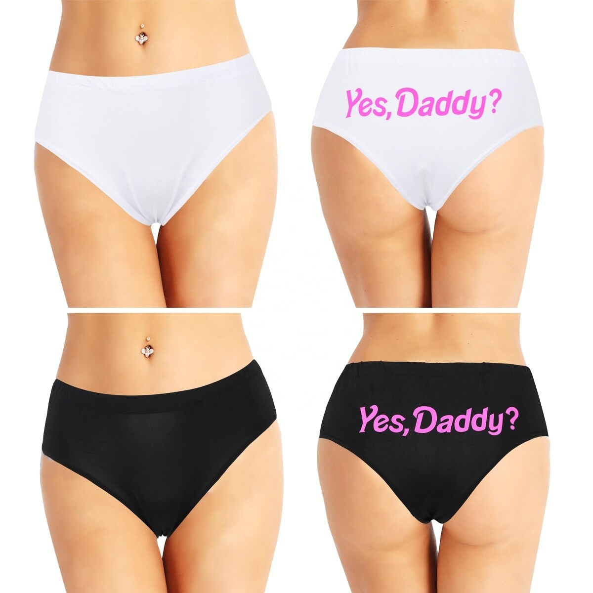 New Design Soft Cotton Adult Girls Lingerie Letter Print Panty Fashion Women Lady Girl Cotton Panties Underwear