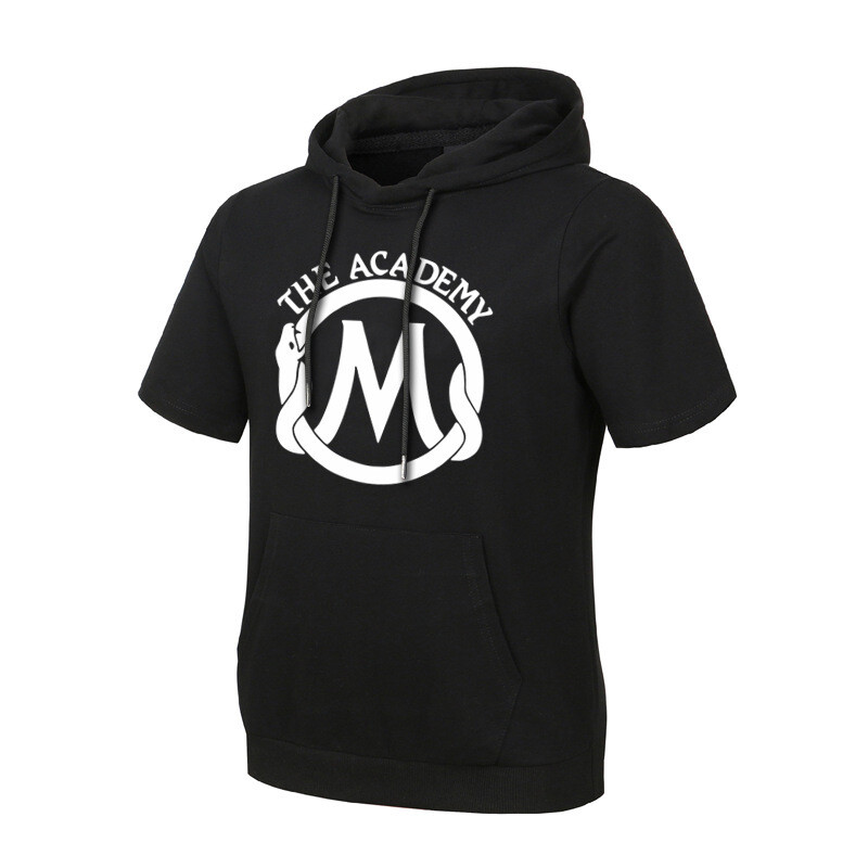 Wholesale Customized Basketball Cotton Short Sleeve Pullover Sweater Men&#39;S Black Mamba Snake Star Training Clothes Hoodie Top