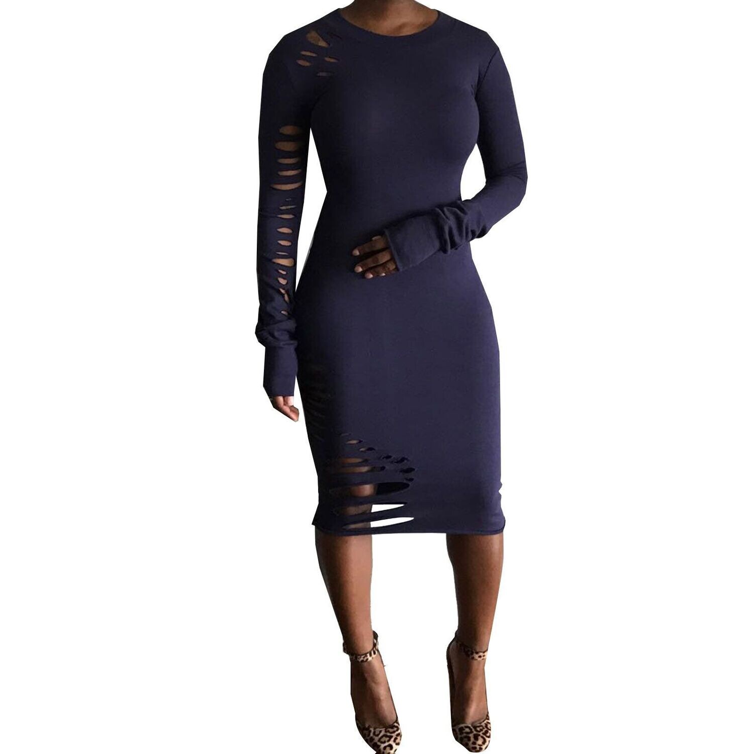 Winter 2020 large capacity women&#39;s wholesale dresses, women&#39;s sweaters and pullover dresses