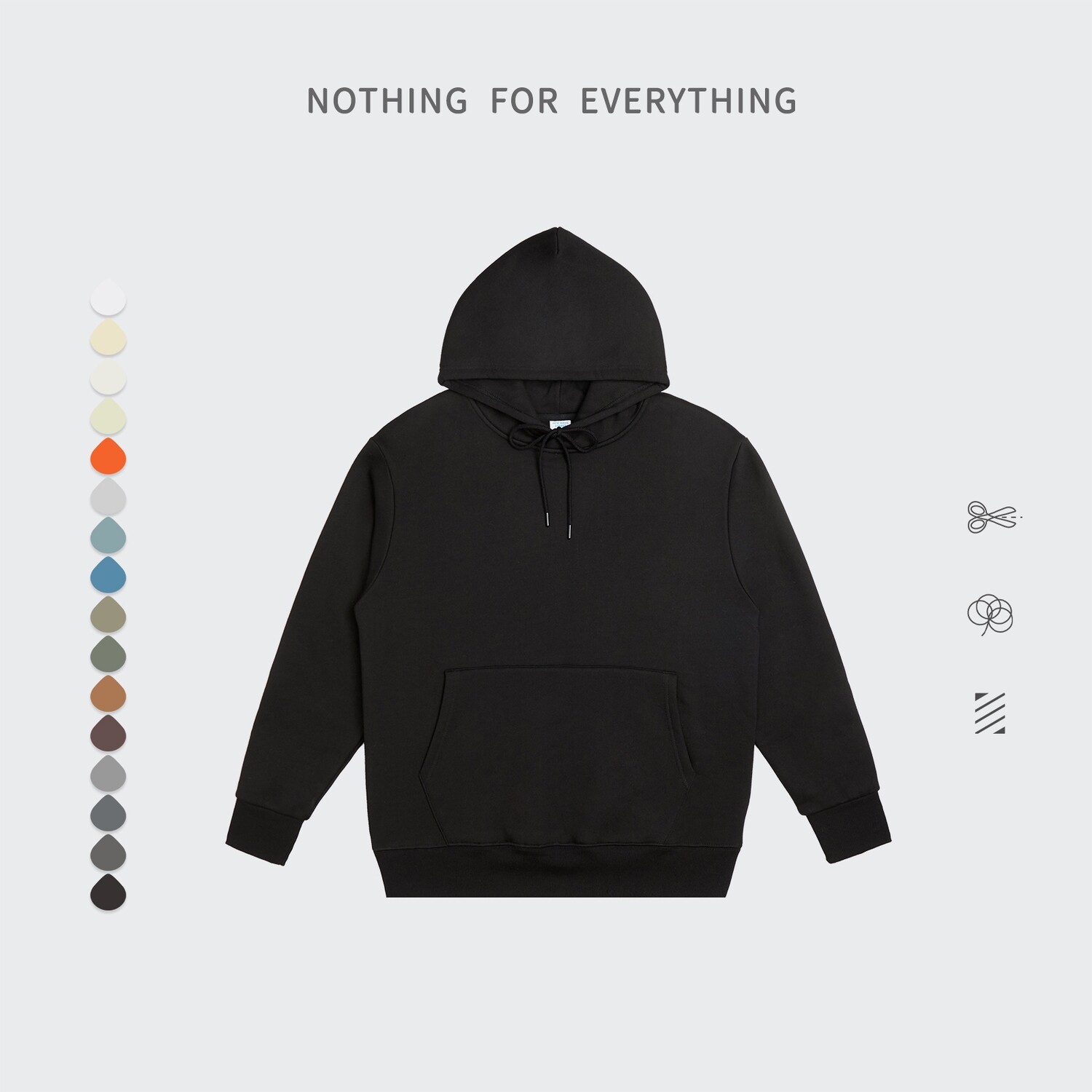 Wholesale Blank Hoodie Polyester Oversized Mens Hoodies Sweatshirts Men&#39;s Hoodies