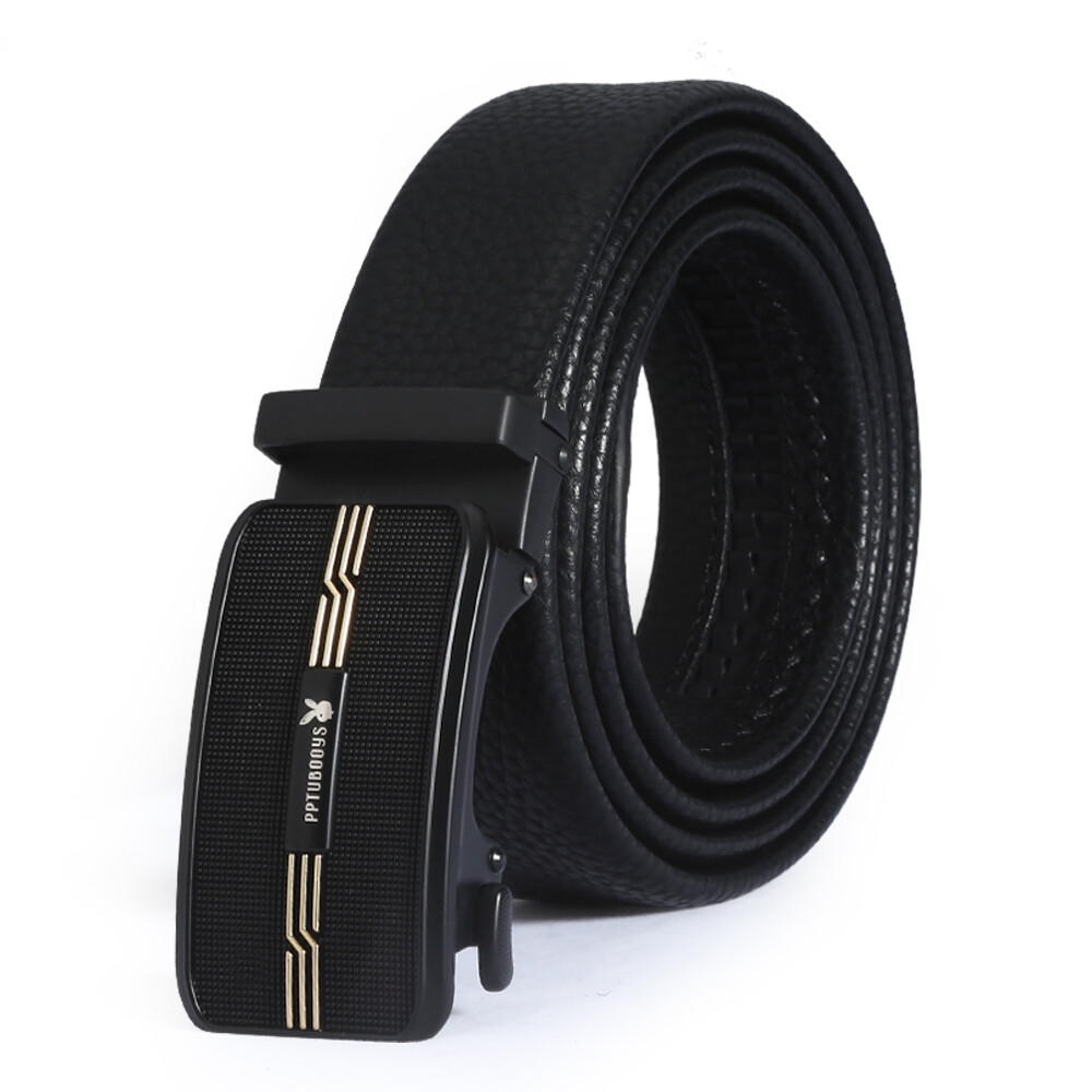 Fashion PU Alloy Automatic Buckle Rabbit Brand Decorative Durable Charm Belts for Mans Belt