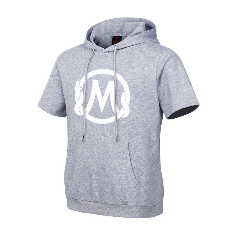 Wholesale Customized Basketball Cotton Short Sleeve Pullover Sweater Men&#39;S Black Mamba Snake Star Training Clothes Hoodie Top