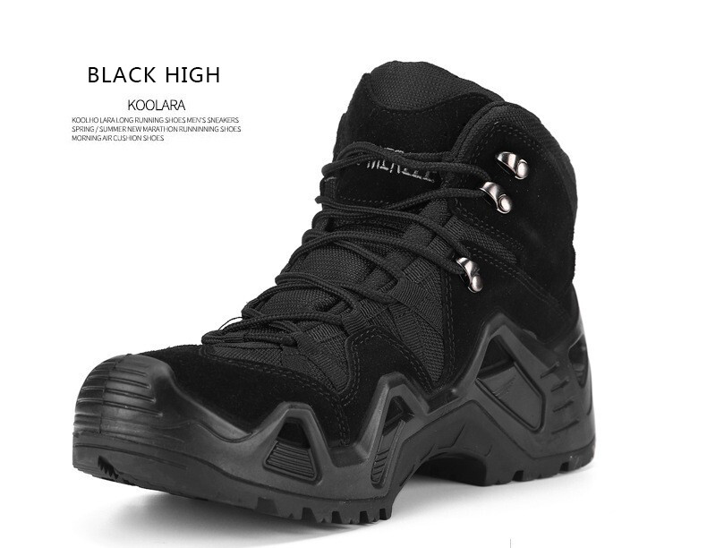 HAN WILD Medium desert boots waterproof hiking shoes outdoor waterproof and sand proof boots