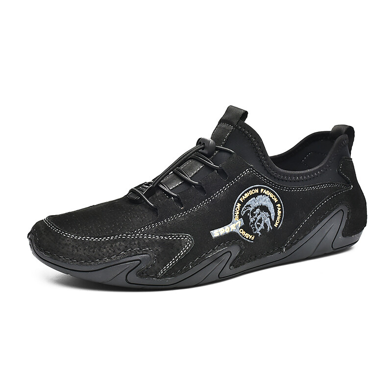 Wholesale Fancy Octopus Shape Men Casual Leather Loafer Slip on Shoes