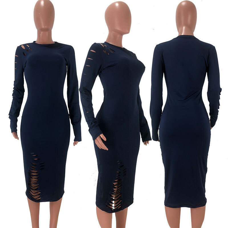 Winter 2020 large capacity women&#39;s wholesale dresses, women&#39;s sweaters and pullover dresses