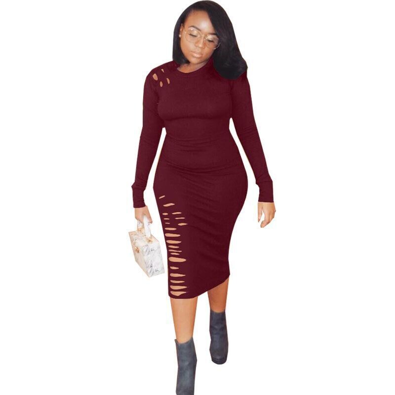 Winter 2020 large capacity women&#39;s wholesale dresses, women&#39;s sweaters and pullover dresses