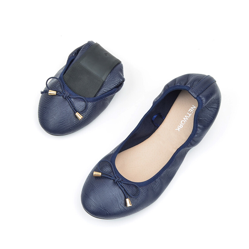 Good quality textile lining material daily life occasion flat pump shoes