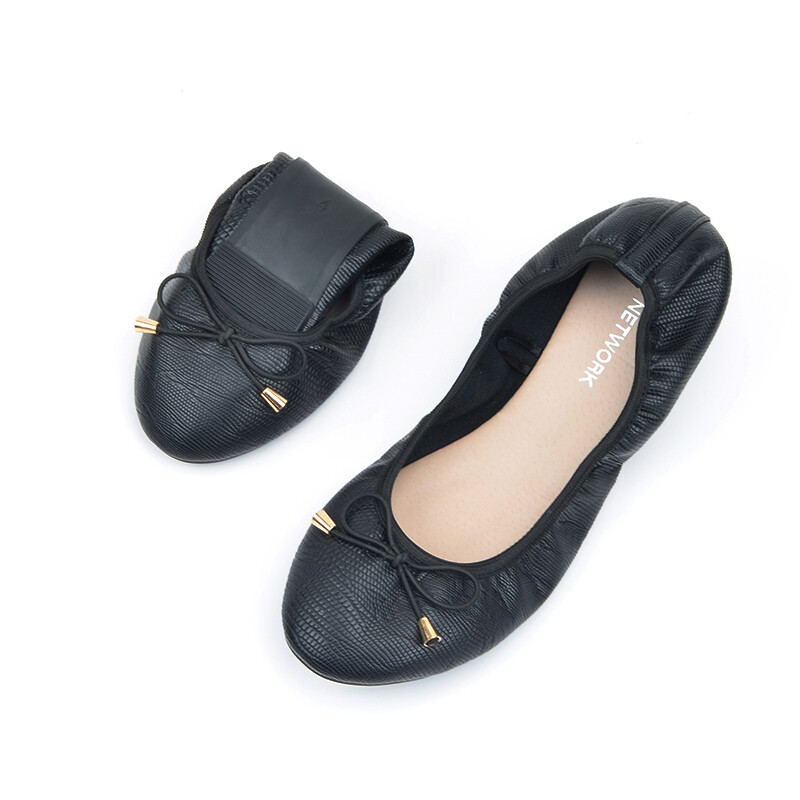 Good quality textile lining material daily life occasion flat pump shoes