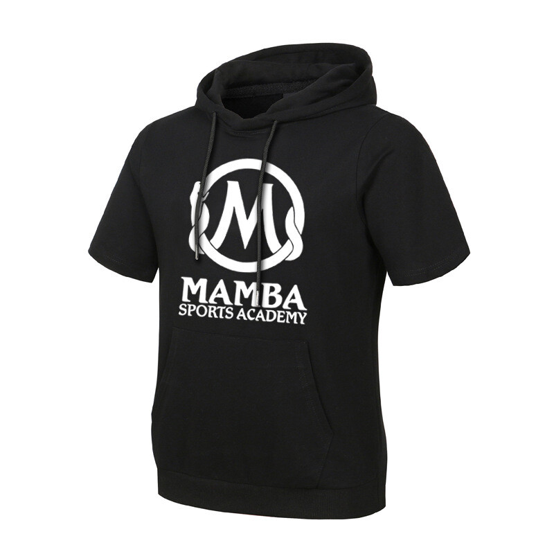 Wholesale Customized Basketball Cotton Short Sleeve Pullover Sweater Men&#39;S Black Mamba Snake Star Training Clothes Hoodie Top