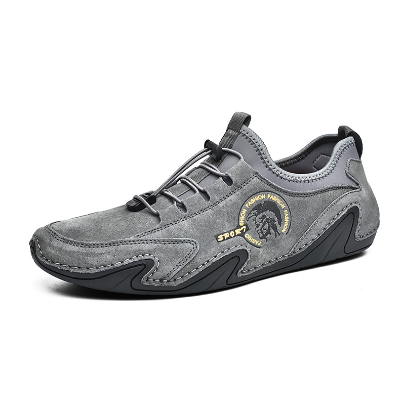 Wholesale Fancy Octopus Shape Men Casual Leather Loafer Slip on Shoes