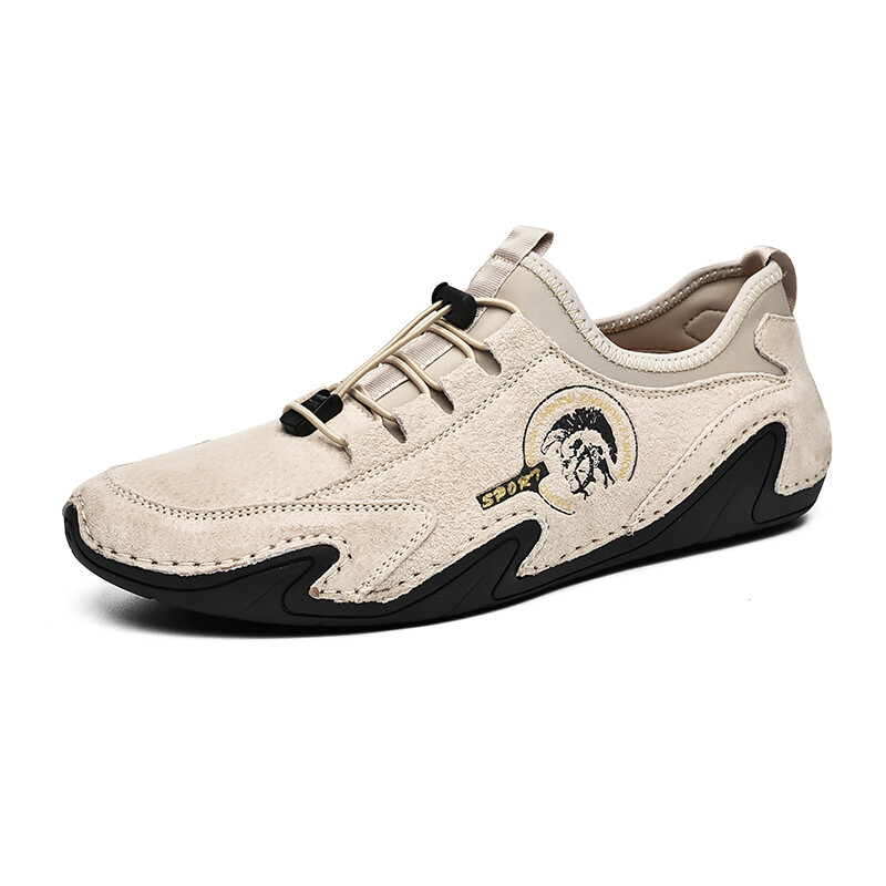 Wholesale Fancy Octopus Shape Men Casual Leather Loafer Slip on Shoes
