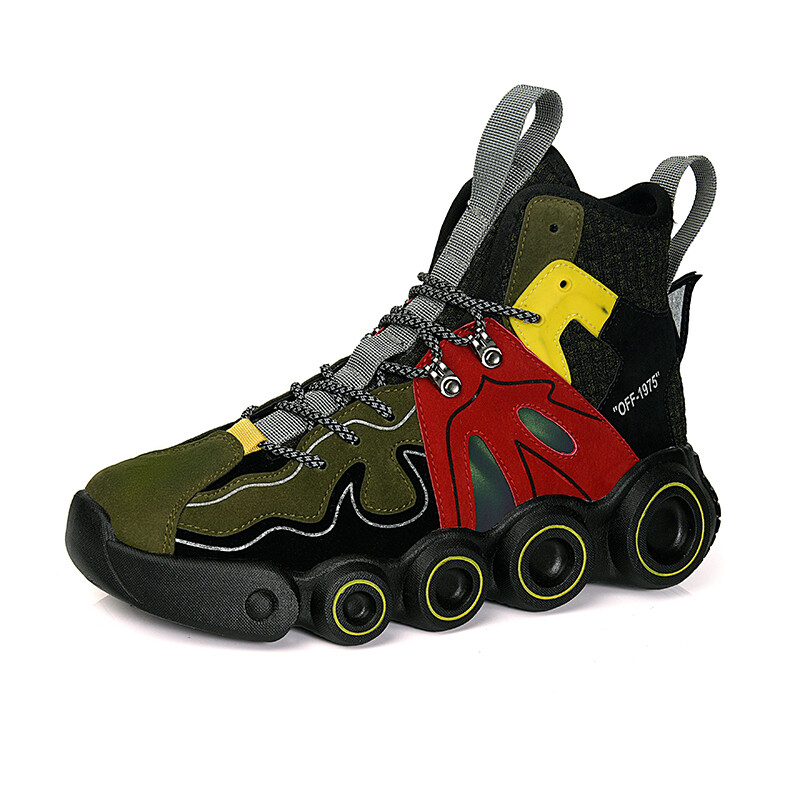 Ziitop New Design Fashion Sport Shoes Men Personality Skate Trendy Running Shoes Thick Soled Increased Men Sneakers
