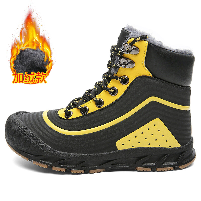 Winter Faux Fur Classic Lined Warm Zapatilla De Nieve Terciopelo Comodo Waterproof Outdoor 4 Colors Big Size Bota Snow Boots Man