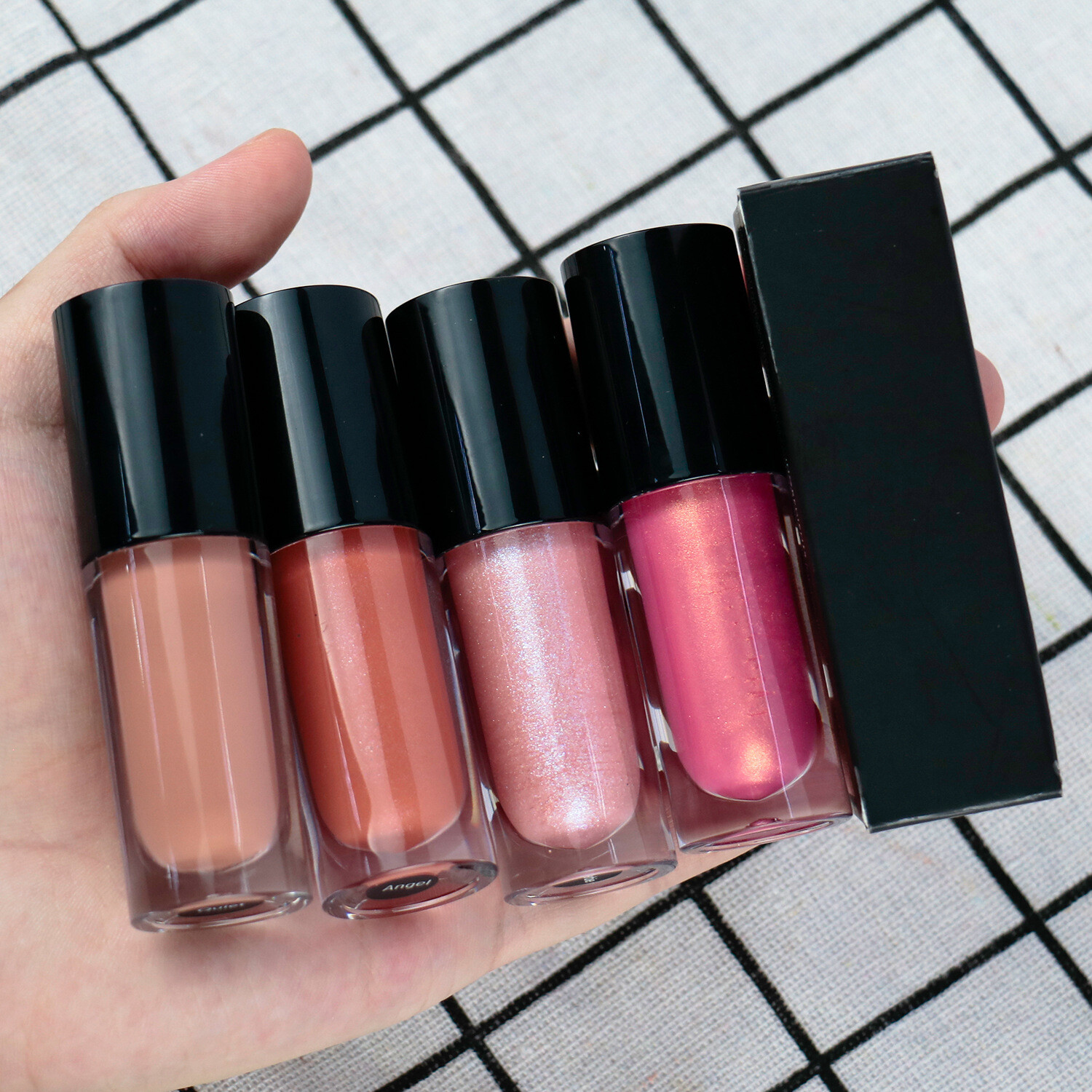 New Arrival Mini Lipsticks Lip Gloss Glitter  Lip Gloss Base Labels Portable Matte Liquid Lipstick Private Label