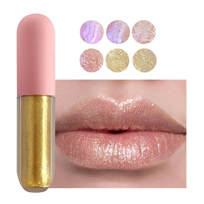 New Arrival 6Color 6Pcs Matte Liquid Lipstick Makeup Set Small Lip Gloss Tubes Mini Lipsticks Custom Private Label