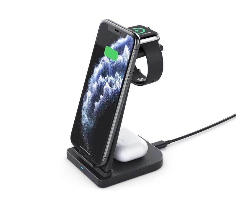 Smart Life Wholesale Private Mold All In One Qi Cargador inalambrico rapido Muelle multifuncion Universal Phone Wireless Charge