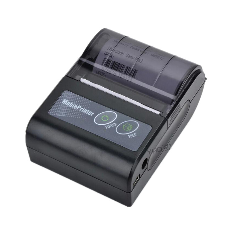 Portable Mini Size Printer Portable Blue tooth Thermal Receipt Printer 58 mm 2 inch Barcode Printing Mobile Printer