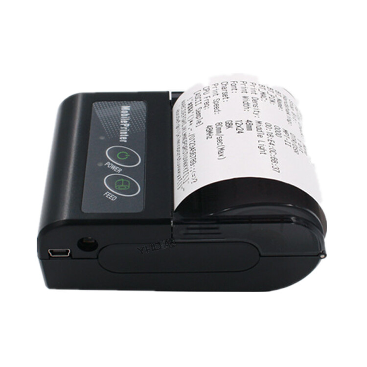Portable Mini Size Printer Portable Blue tooth Thermal Receipt Printer 58 mm 2 inch Barcode Printing Mobile Printer