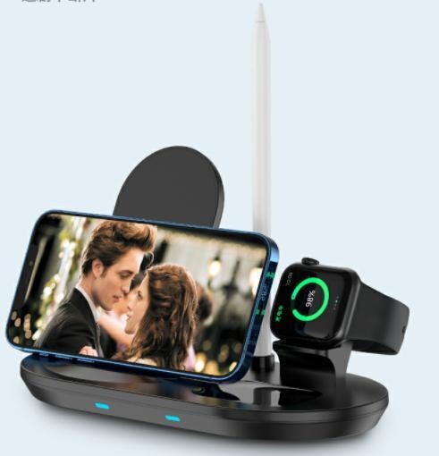 Smart Life Wholesale Private Mold All In One Qi Cargador inalambrico rapido Muelle multifuncion Universal Phone Wireless Charge