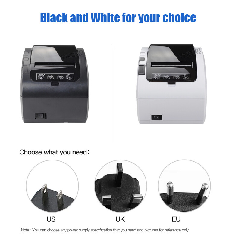 Printing Barcode Receipt 80mm Thermal Receipt Printer for POS Systems Supermarket Retail Shop