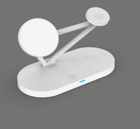 Smart Life Wholesale Private Mold All In One Qi Cargador inalambrico rapido Muelle multifuncion Universal Phone Wireless Charge