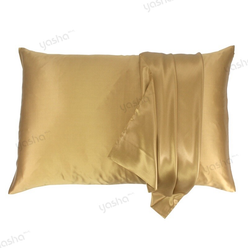 Hot Sale Simple Modern 100% Mulberry Silk Pillow Case 22mm Shiny 6a Grade Satin pillow cases custom