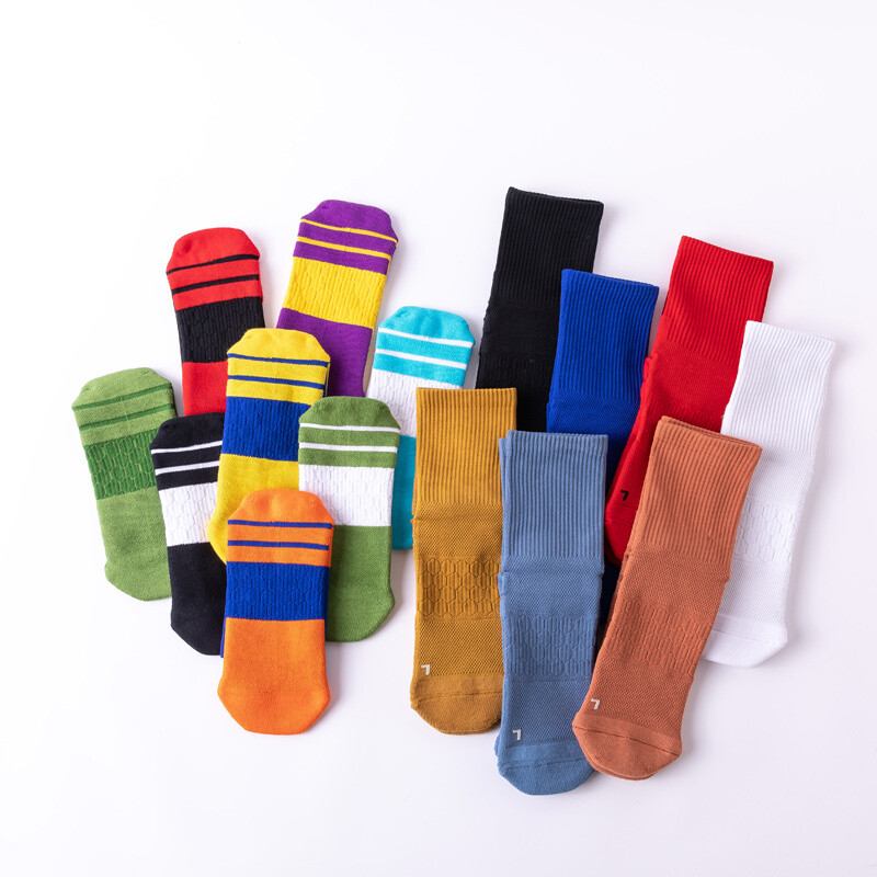Tik Tok hot sale soccer logo socks compression designer famous brands no show sock anti slip men short meias soccer socks