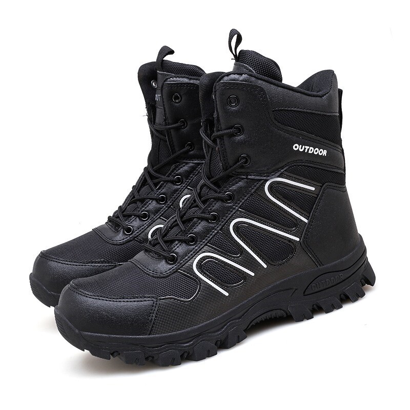Wholesale Autumn Winter Boots Warm Wool Lining Hombre Tpr Waterproof  Snow Boots for Man Cleats Shoes Botas De Nieved Snow Boots