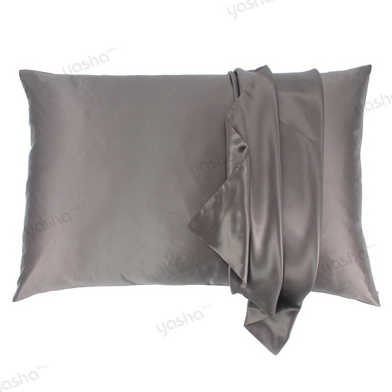 Hot Sale Simple Modern 100% Mulberry Silk Pillow Case 22mm Shiny 6a Grade Satin pillow cases custom