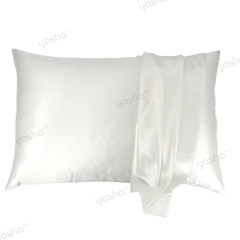 Hot Sale Simple Modern 100% Mulberry Silk Pillow Case 22mm Shiny 6a Grade Satin pillow cases custom