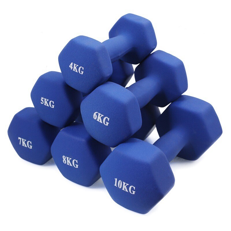 Hexagon dumbbell Weight Set - Neoprene hand weight - Hexagon hand weight Neoprene dumbbell combination