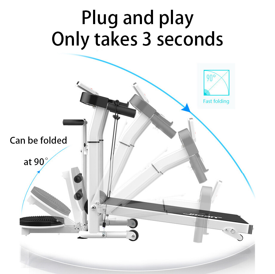 Household small treadmill sport multifunctional foldable exercise running treadmill fitness equipment treadmill foldable