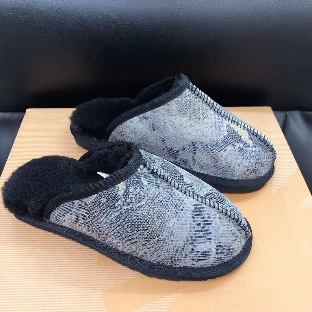 Women winter home slippers ladies fur warm slides indoor soft casual shoes for women design slipper