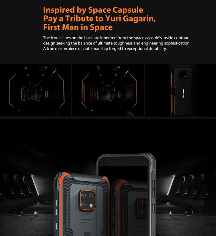 Global Version 32GB Rugged Mobile Phone Blackview BV4900 Phones Celular 5580mAh Smartphone