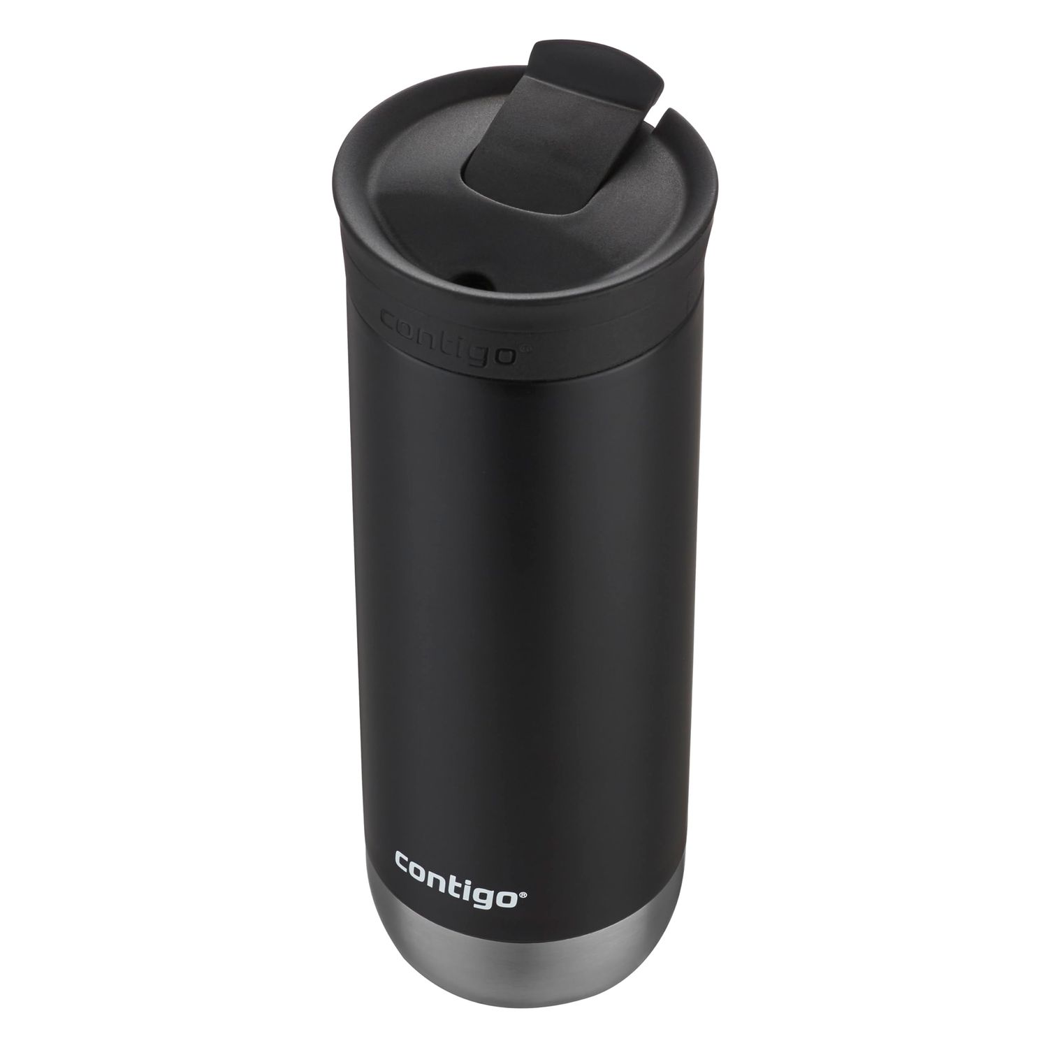 Contigo Huron 2.0 Stainless Steel Travel Mug with Leak-Proof SnapSeal Lid, Vacuum-Insulated Tumbler for Coffee and Tea, Licorice, 16 oz (473 mL)