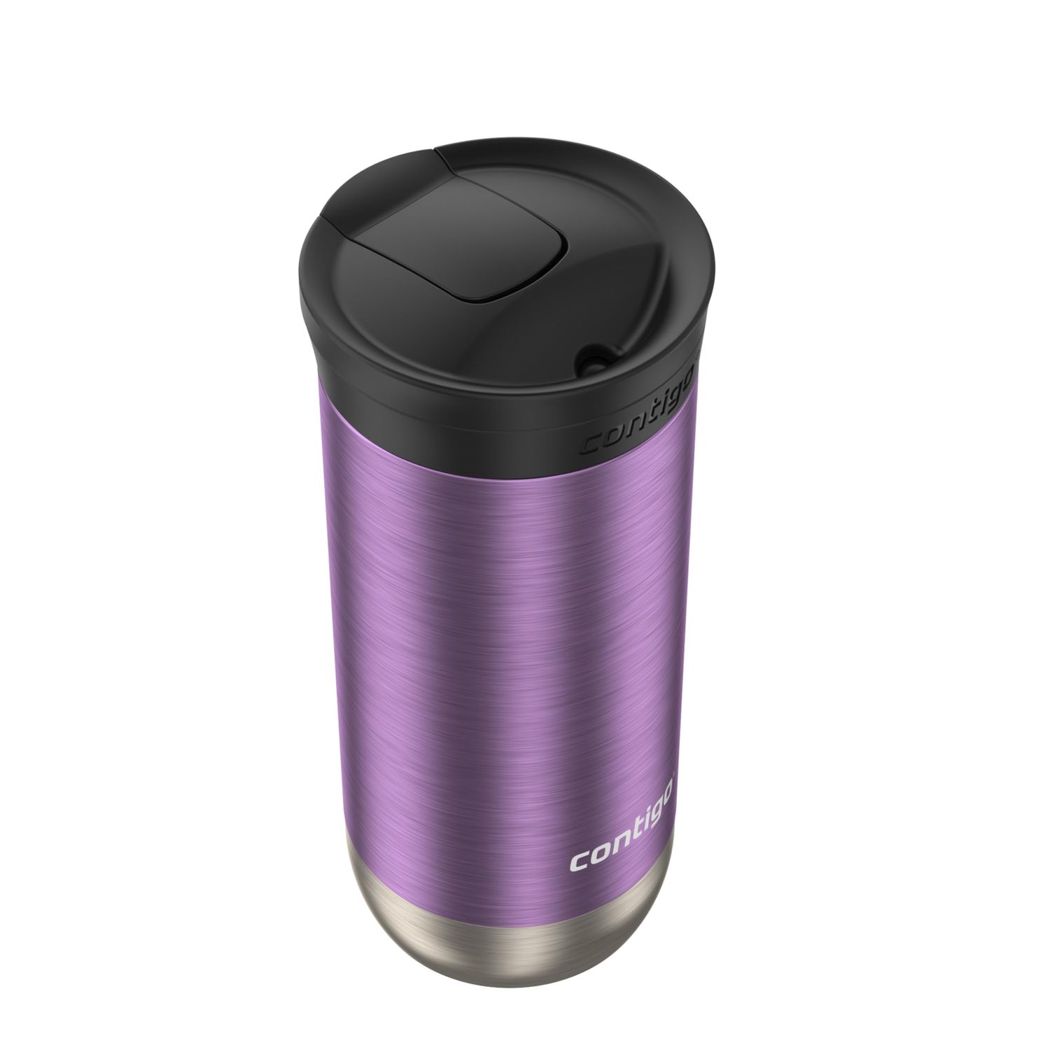 Contigo Huron 2.0 Stainless Steel Travel Mug with Leak-Proof SnapSeal Lid, Vacuum-Insulated Tumbler for Coffee and Tea, Licorice, 16 oz (473 mL)