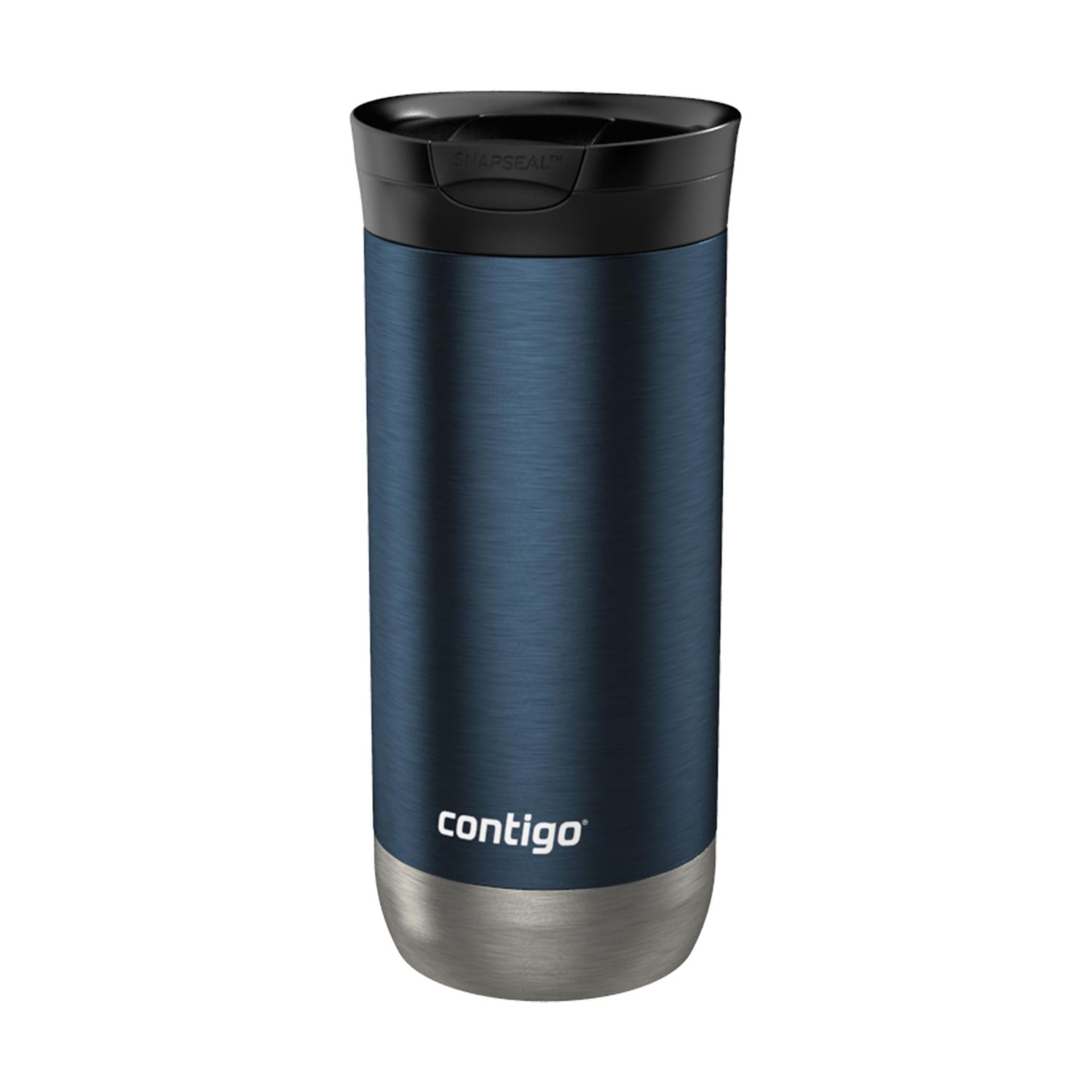 Contigo Huron 2.0 Stainless Steel Travel Mug with Leak-Proof SnapSeal Lid, Vacuum-Insulated Tumbler for Coffee and Tea, Licorice, 16 oz (473 mL)