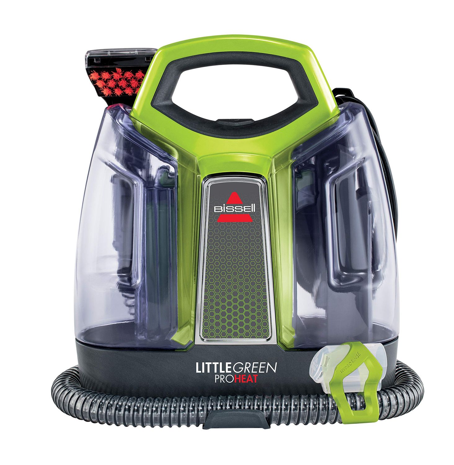 BISSELL Little Green Proheat Portable Deep Cleaner/Spot Cleaner and Car/Auto Detailers with Self-Cleaning HydroRinse Tool for Carpet and Upholstery, 2513E