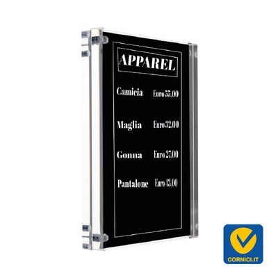 BLOCK | porta prezzi accoppiato