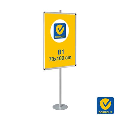 easyPOLE 70x100 | cornice su piantana