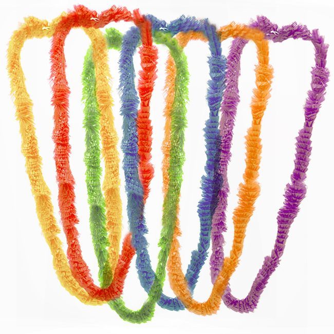 COLLANA HAWAIANA - PLASTICA - 12 PZ.