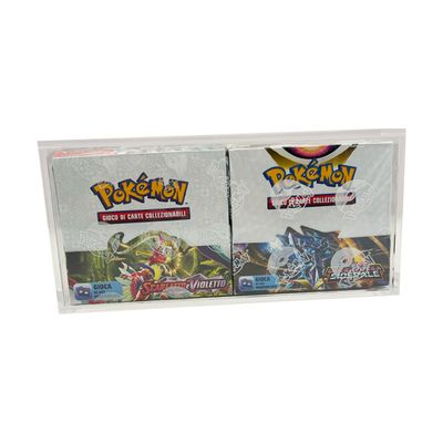 TECA BOOSTER TWIN | PLEXIGLASS | BOX POKEMON 36 bustine