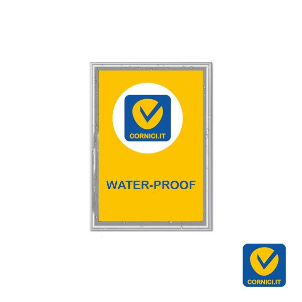 CORNICE A SCATTO DA PARETE WATERPROOF | resistente all'acqua
