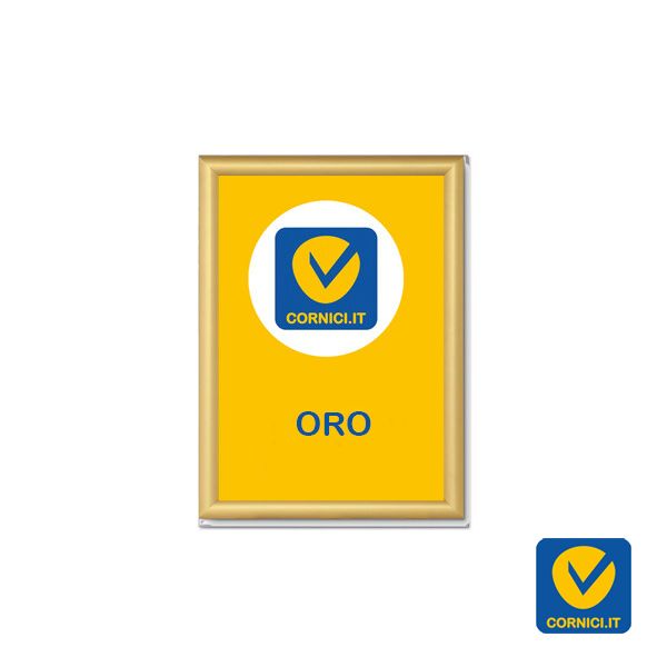 CORNICE A SCATTO DA PARETE | ORO